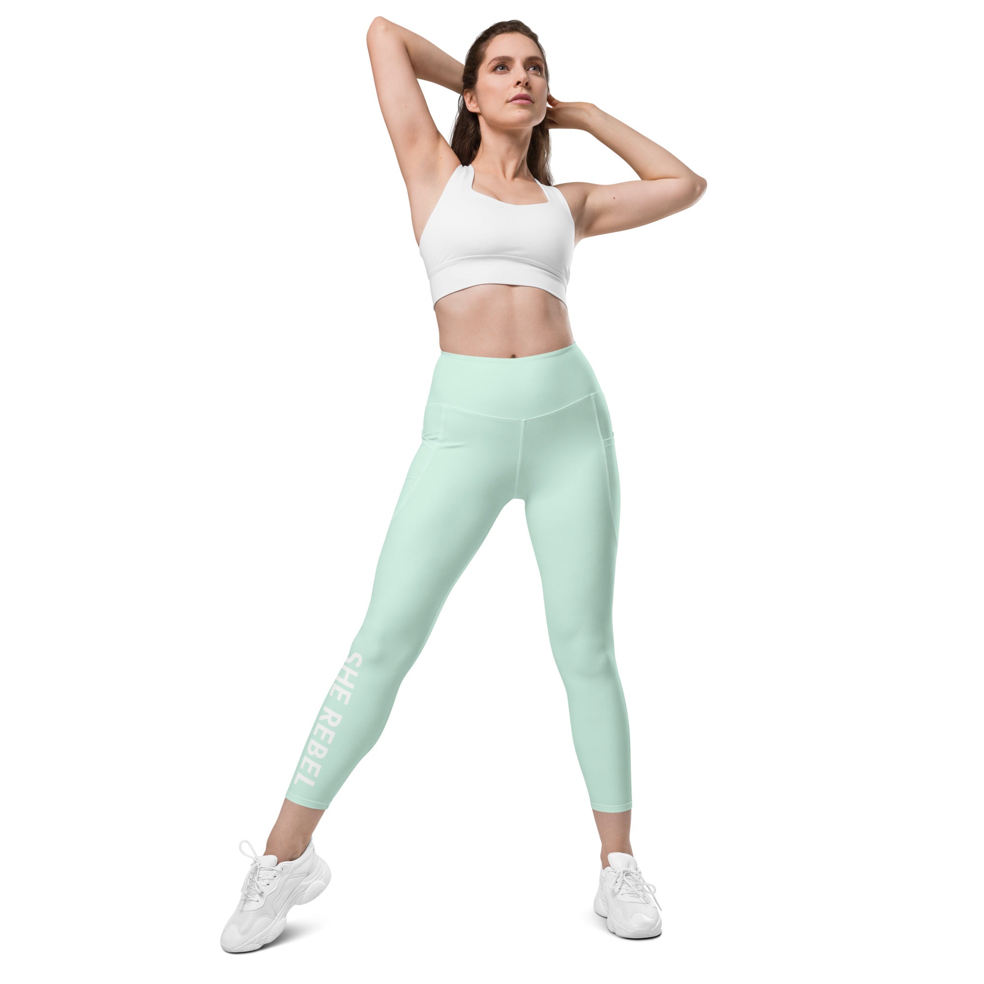 Peppermint Leggings with Pockets | All Sizes